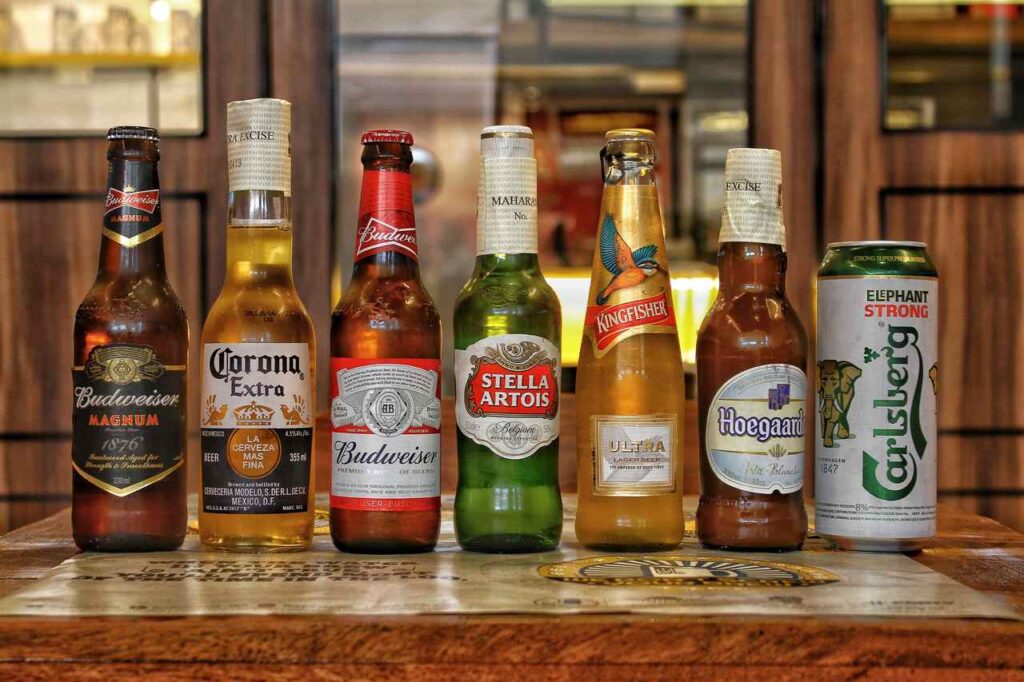 cesta de cervejas para homens