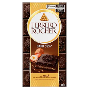 Ferrero Dark Chocolate 55% com avelã - Complemento