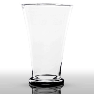 Vaso de vidro alto Barcelona G, elegante e transparente, para decoração